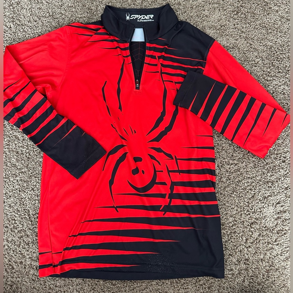 Boys SPYDER ski/snow 1/4 zip base layer